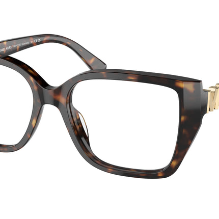 Michael Kors CASTELLO MK4115U Square Eyeglasses  3006-Dark Tortoise 54-140-17 - Color Map Tortoise