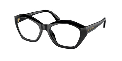 Michael Kors SEASIDE MK4116U Irregular Eyeglasses  3005-Black 53-140-18 - Color Map Black