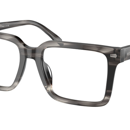 Michael Kors MOSEL MK4121U Square Eyeglasses  3966-Black Horn 54-145-18 - Color Map Black