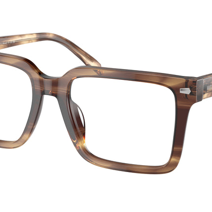 Michael Kors MOSEL MK4121U Square Eyeglasses  3977-Brown Horn 54-145-18 - Color Map Brown