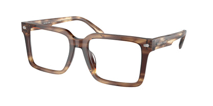 Michael Kors MOSEL MK4121U Square Eyeglasses  3977-Brown Horn 54-145-18 - Color Map Brown