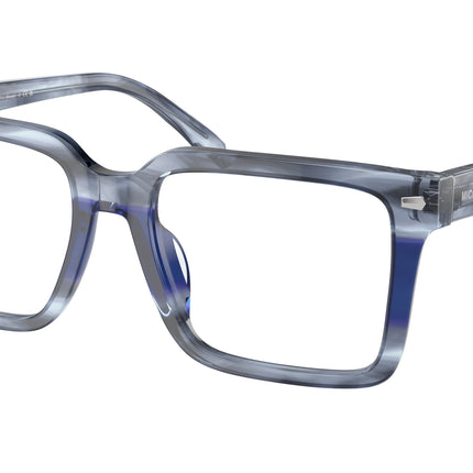 Michael Kors MOSEL MK4121U Square Eyeglasses  3979-Blue Horn 54-145-18 - Color Map Blue