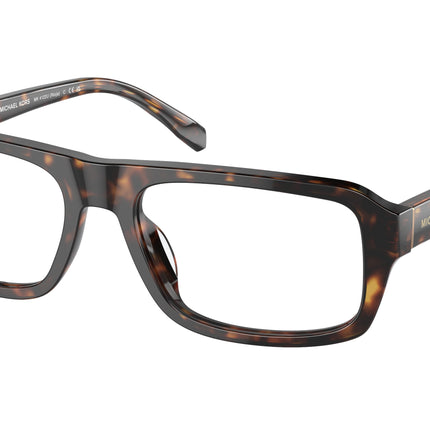 Michael Kors RIOJA MK4122U Irregular Eyeglasses  3006-Dark Tortoise 56-145-18 - Color Map Tortoise