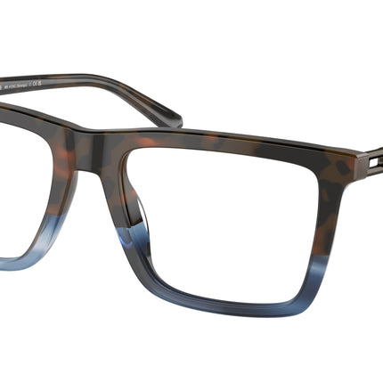 Michael Kors SORENGO MK4124U Rectangle Eyeglasses  3977-Blue Block Tortoise 55-145-19 - Color Map Blue