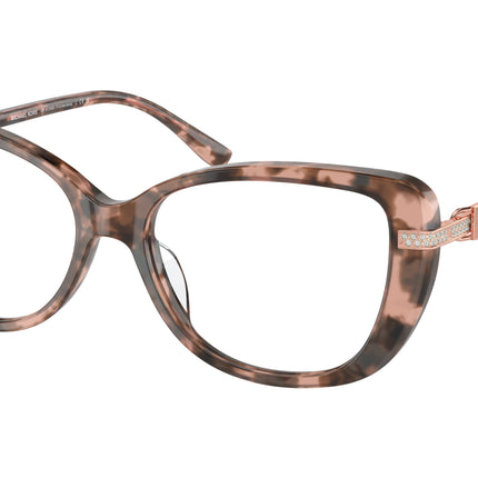 Michael Kors FORMENTERA MK4125BU Cat Eye Eyeglasses  3009-Pink Tortoise 54-140-16 - Color Map Tortoise