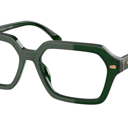 Michael Kors KINLOCH MK4127 Square Eyeglasses  4008-Olive Solid 56-145-17 - Color Map Green