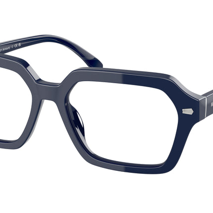 Michael Kors KINLOCH MK4127 Square Eyeglasses  4009-Navy Solid 56-145-17 - Color Map Blue