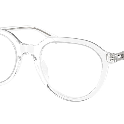 Michael Kors REDWOOD MK4129 Round Eyeglasses  3015-Clear 53-145-21 - Color Map Transparent