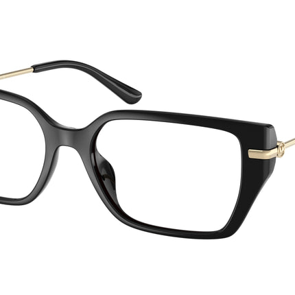 Michael Kors CRETE MK4134U Rectangle Eyeglasses  3005-Black 52-140-17 - Color Map Black