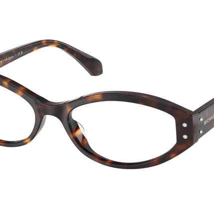 Michael Kors CORVARA MK4139B Oval Eyeglasses  3006-Dark Tortoise 54-140-17 - Color Map Tortoise