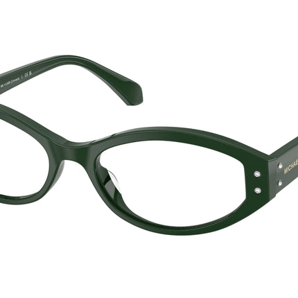 Michael Kors CORVARA MK4139B Oval Eyeglasses  4006-Bosco 54-140-17 - Color Map Green