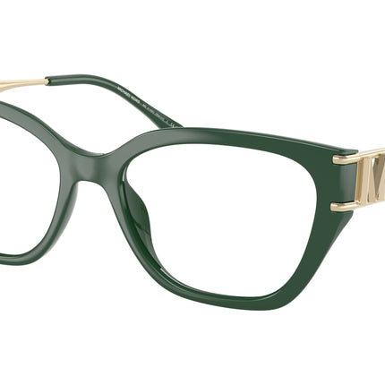 Michael Kors BIERZO MK4140U Square Eyeglasses  4006-Bosco 54-140-17 - Color Map Green