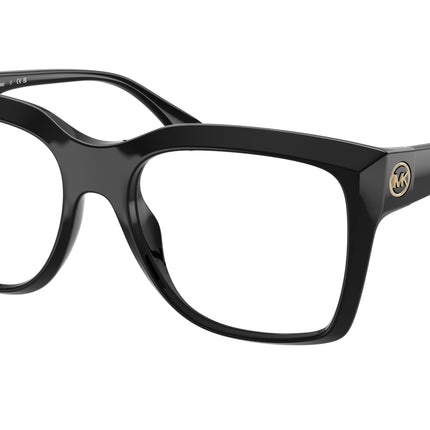 Michael Kors SARASOTA MK4144U Square Eyeglasses  3005-Black 53-140-17 - Color Map Black
