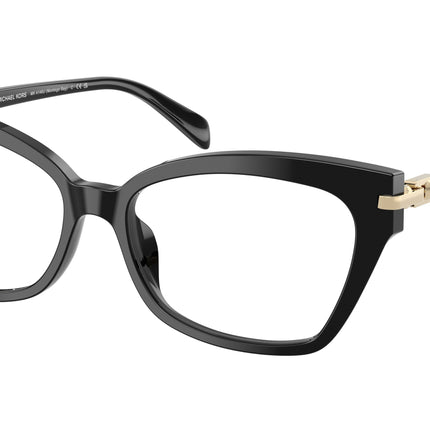 Michael Kors MONTEGO BAY MK4146U Square Eyeglasses  3005-Black 56-140-16 - Color Map Black