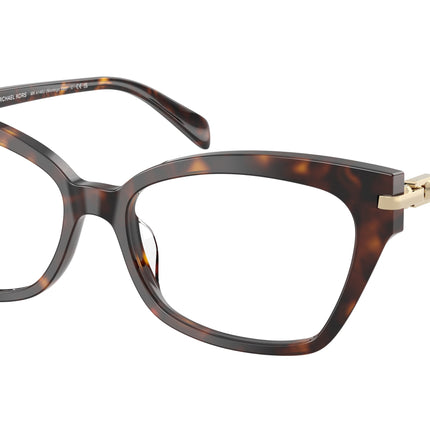 Michael Kors MONTEGO BAY MK4146U Square Eyeglasses  3006-Dark Tortoise 56-140-16 - Color Map Tortoise