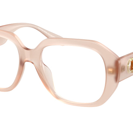 Michael Kors VALLETTA MK4148U Irregular Eyeglasses  3449-Light Sand 52-145-17 - Color Map White