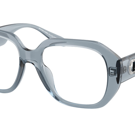 Michael Kors VALLETTA MK4148U Irregular Eyeglasses  4014-Denim Transparent 52-145-17 - Color Map Blue