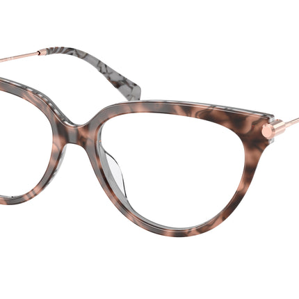 Michael Kors WINDHAM MK4151U Cat Eye Eyeglasses  4017-Pink Tortoise 53-140-16 - Color Map Tortoise