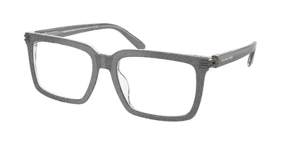Michael Kors BAYSHORE MK4155U Square Eyeglasses  4009-Grey Denim 57-145-18 - Color Map Grey