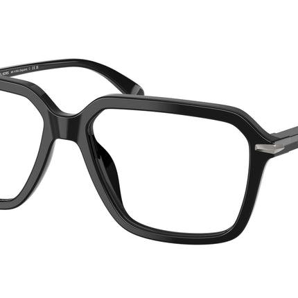 Michael Kors SAGUARO MK4159U Square Eyeglasses  3005-Black 57-145-16 - Color Map Black