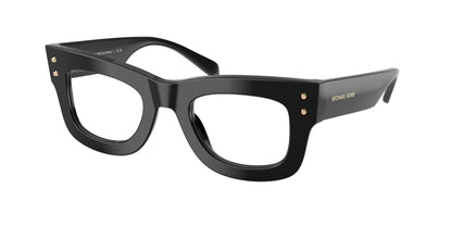 Michael Kors CORAL GABLES MK4160 Square Eyeglasses  3005-Black 47-140-23 - Color Map Black