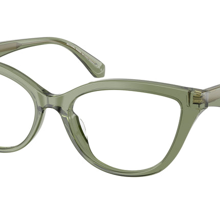 Michael Kors BELLANO MK4164U Cat Eye Eyeglasses  3961-Green Transparent 54-140-17 - Color Map Green
