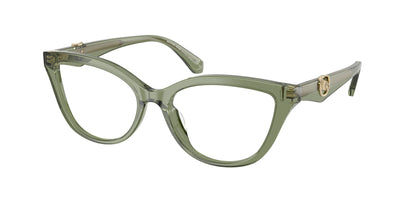 Michael Kors BELLANO MK4164U Cat Eye Eyeglasses  3961-Green Transparent 54-140-17 - Color Map Green