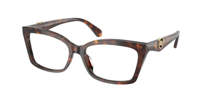 Michael Kors GARZENO MK4165U Rectangle Eyeglasses  4031-Luggage Tortoise 55-140-16 - Color Map Tortoise