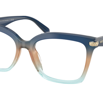 Michael Kors GREENVILLE MK4166U Square Eyeglasses  4037-Navy Gradient 53-140-18 - Color Map Blue