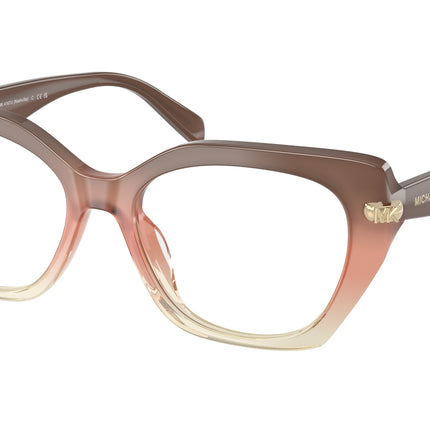 Michael Kors NASHVILLE MK4167U Irregular Eyeglasses  4035-Soft Pink 53-140-17 - Color Map Pink