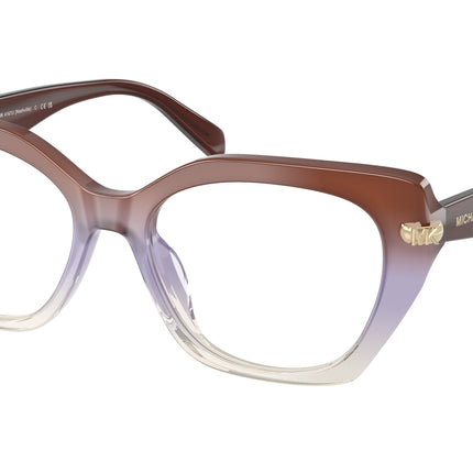 Michael Kors NASHVILLE MK4167U Irregular Eyeglasses  4036-Gradient Wine 53-140-17 - Color Map Red