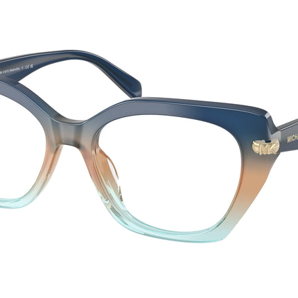 Michael Kors NASHVILLE MK4167U Irregular Eyeglasses  4037-Navy Gradient 53-140-17 - Color Map Blue