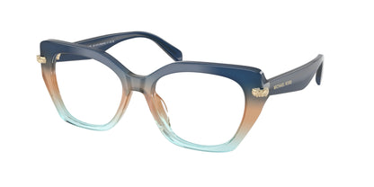Michael Kors NASHVILLE MK4167U Irregular Eyeglasses  4037-Navy Gradient 53-140-17 - Color Map Blue