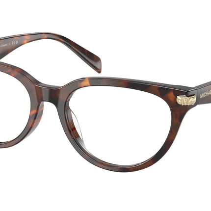 Michael Kors CASPER MK4168D Cat Eye Eyeglasses  4031-Luggage Tortoise 54-145-18 - Color Map Tortoise