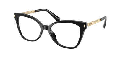 Michael Kors BEAUNE MK4170U Butterfly Eyeglasses  3005-Black 52-140-17 - Color Map Black