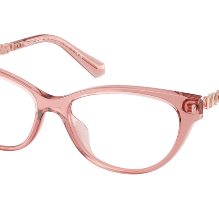 Michael Kors DOURO VALLEY MK4171U Cat Eye Eyeglasses  3101-Transparent Pink 54-140-16 - Color Map Pink