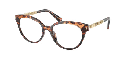 Michael Kors ISTRIA MK4172U Round Eyeglasses  3006-Dark Tortoise 51-140-16 - Color Map Tortoise