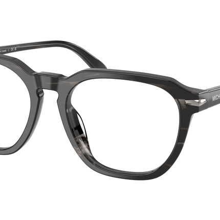 Michael Kors WOLF CREEK MK4174U Square Eyeglasses  4034-Black Horn 54-145-18 - Color Map Black