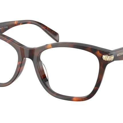 Michael Kors RONDA MK4175D Square Eyeglasses  4031-Luggage Tortoise 54-145-17 - Color Map Tortoise