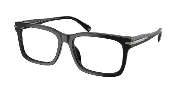 Michael Kors OTTAWA MK4177U Rectangle Eyeglasses  3005-Black 57-150-17 - Color Map Black