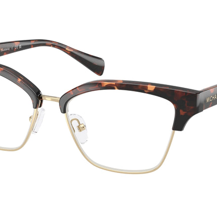 Michael Kors GUSTAVIA MK4178 Square Eyeglasses  3006-Dark Tortoise 54-140-16 - Color Map Tortoise