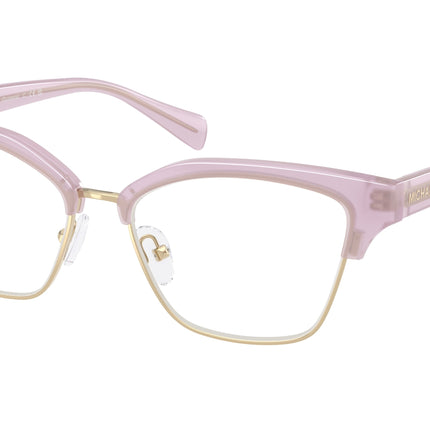 Michael Kors GUSTAVIA MK4178 Square Eyeglasses  4033-Wisteria 54-140-16 - Color Map Blue