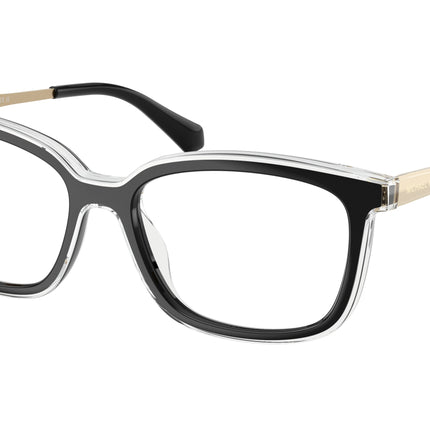 Michael Kors ASTURIAS MK4183U Square Eyeglasses  3005-Black 53-140-16 - Color Map Black