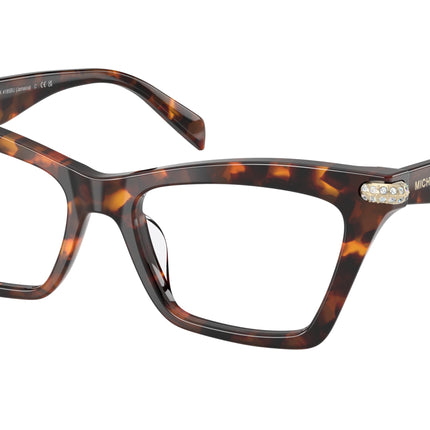 Michael Kors JAMAICA MK4185BU Cat Eye Eyeglasses  4031-Luggage Tortoise 52-140-17 - Color Map Tortoise