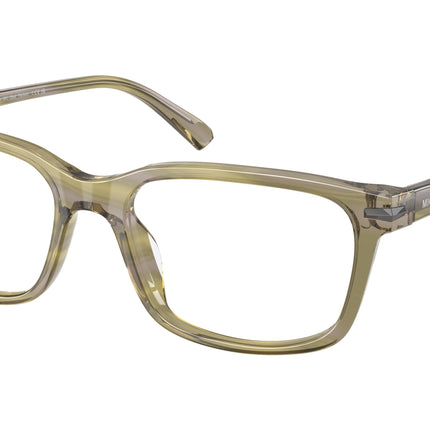 Michael Kors SEAL HARBOR MK4188U Square Eyeglasses  4040-Olive Horn 54-145-17 - Color Map Green