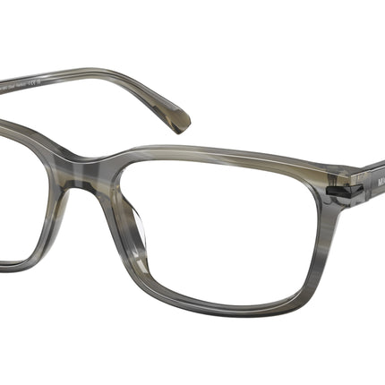 Michael Kors SEAL HARBOR MK4188U Square Eyeglasses  4047-Charcoal Horn 56-150-18 - Color Map Pink