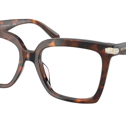 Michael Kors EXUMAS MK4191BU Square Eyeglasses  4031-Luggage Tortoise 53-140-17 - Color Map Tortoise