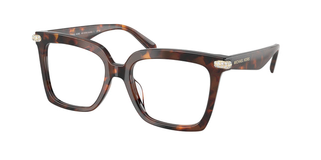 Michael Kors EXUMAS MK4191BU Square Eyeglasses  4031-Luggage Tortoise 53-140-17 - Color Map Tortoise