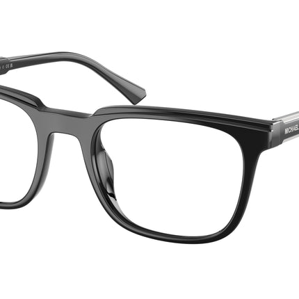 Michael Kors LAHAINA MK4192U Square Eyeglasses  3005-Black 53-145-20 - Color Map Black
