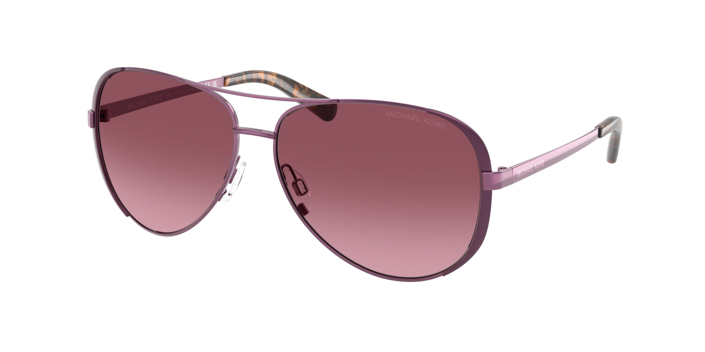 Michael Kors CHELSEA MK5004 Rectangle Sunglasses  11588H-Plum 59-135-13 - Color Map Violet